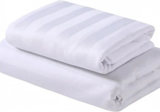 Pucioasa Single Bed Sheets Set 160x200cm Alb 3 Pieces