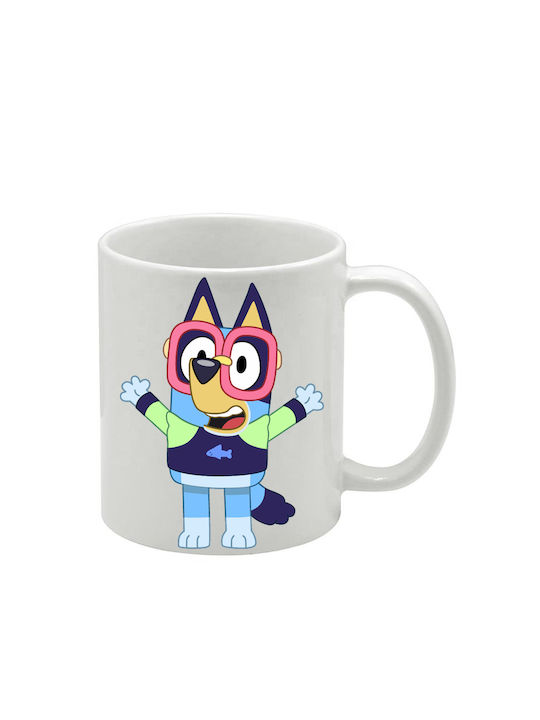 Λευκή Κούπα Bluey