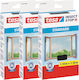 Tesa Moskitonetz Fenster mit Klebeband aus Poly...