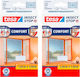 Tesa Moskitonetz Fenster mit Klebeband aus Poly...