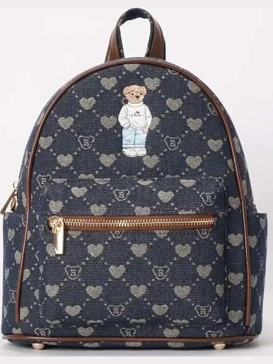 Signare Damentasche Rucksack Blau