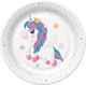 Magic Unicorn Pappeteller 23cm 8 Stück