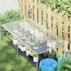 vidaXL Waterproof Tarpaulin 2.5x1.5m Transparent