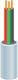 Geyer Power Cord with Cable Properties 3x4mm² in White Colour 3m