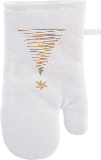Orion Weihnachtlicher Ofenhandschuh Stoff Bäume 32,5x17cm