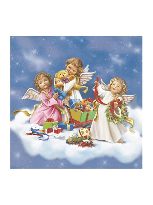 Pol-Mak Set Christmas Napkins Angels 33x33cm 20 Pieces