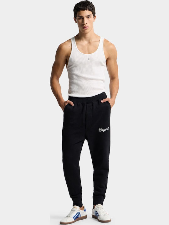Dsquared2 Долнище на анцуг Черно