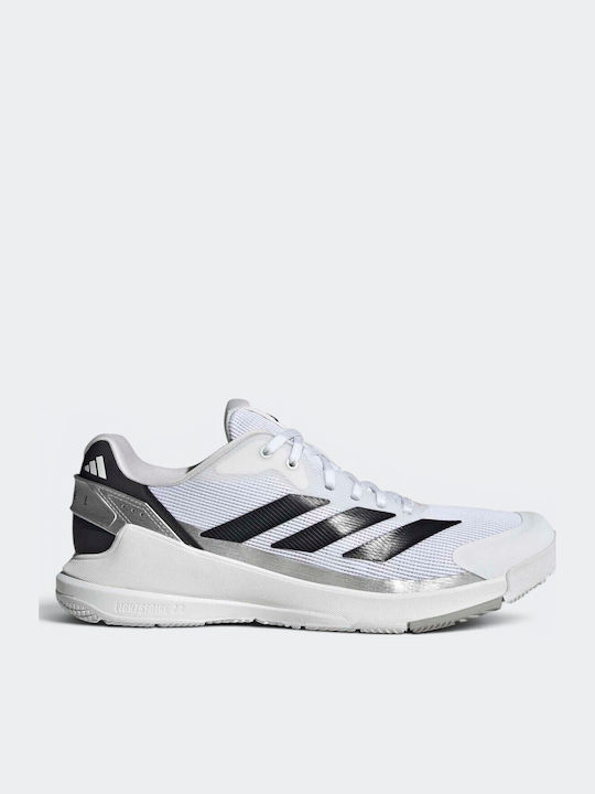 adidas Crazyquick Pantofi Padel Bărbătești Albi