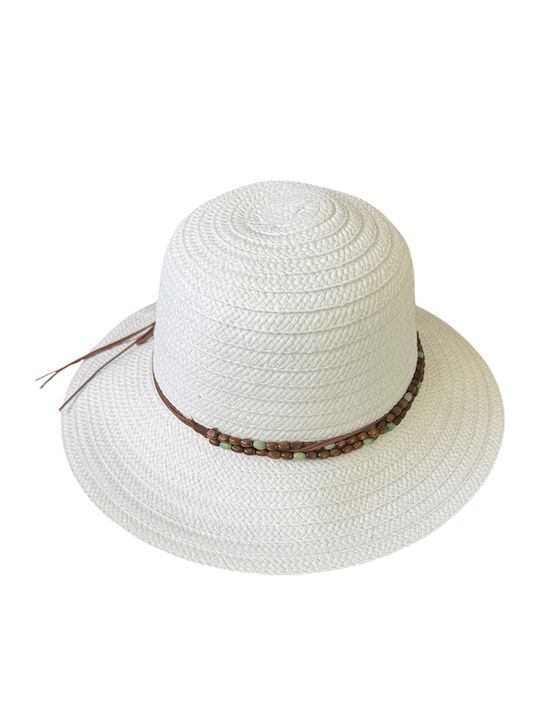 DENIA ACCESSORIES Γυναικείο Καπέλο Λευκό