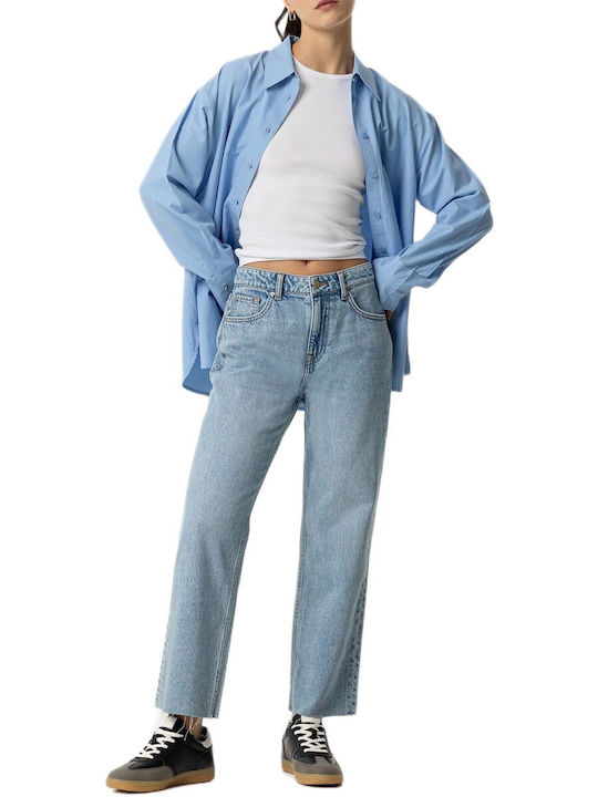 Tiffosi High Rise Women's Jean Pants In Straigh...