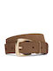 Leather Women's Belt Brown