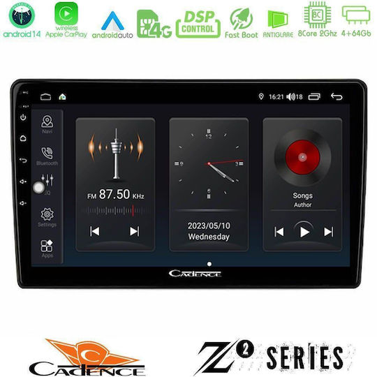Cadence Автомобилна Аудио Система За Ford Transit 2007 – 2013 (Bluetooth/USB/WiFi/GPS/Apple CarPlay/Android Auto) С Touch Screen 10"