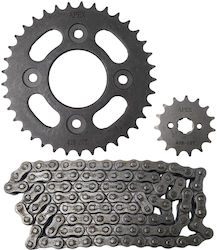 Αλυσιδογραναζα Honda Wave 110 37x15t Hrc45 428h-104l Apex