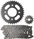 Αλυσιδογραναζα Honda Wave 110 37x15t Hrc45 428h-104l Apex