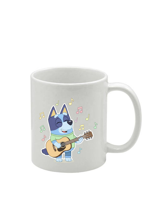 Λευκή Κούπα Bluey
