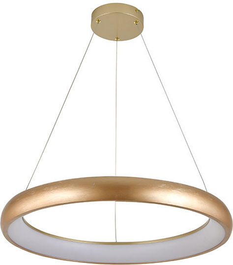 Horoz Electric Κρεμαστό Φωτιστικό Ροζ Χρυσό LED με Φυσικό Λευκό Φως