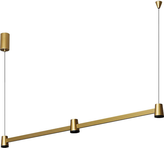 Ceiling Light Gold LED With Warm White Light