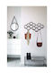 SteweHome Metal Wall Hanger 12 Hooks White 55x27x27cm