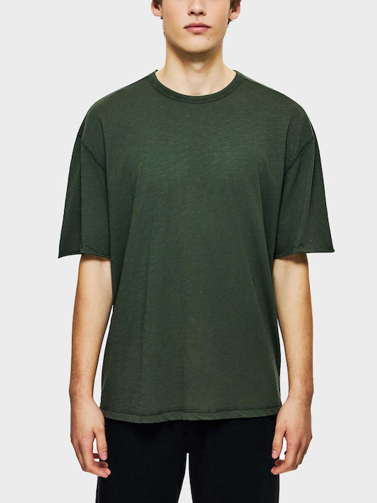 Dirty Laundry Bluza Tricou Cu Mânecă Scurtă Verde