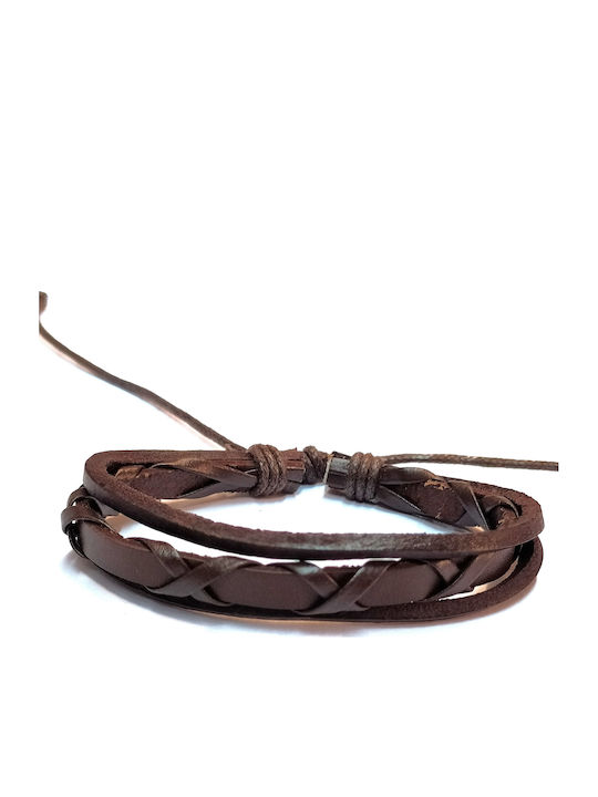 Amalfi Accessories Men's Leather Bracelet
