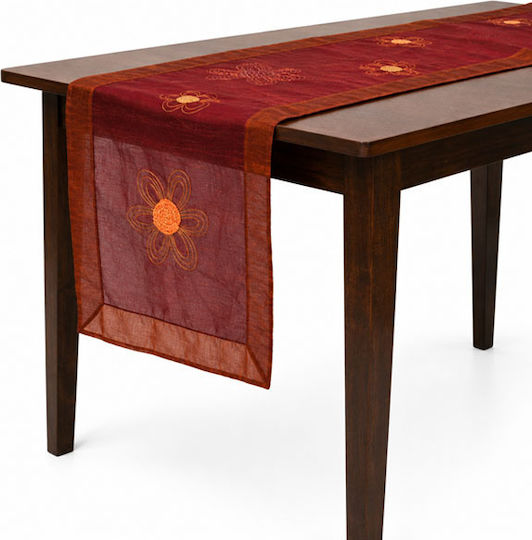 Runner Burgundy-Orange 40x160cm