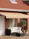 vidaXL Terrace Tent Blue 5x3m