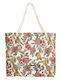 Signare Shoulder Bag Rope Tote Lemon & Pomegranate