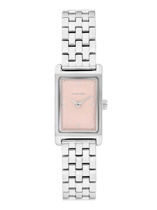 Calvin Klein Light Дамски Часовник Кварцов със Сребриста Метална Верижка