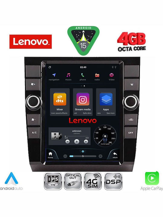 Lenovo Car Audio System for Audi A4 2002-2008 (Bluetooth/USB/WiFi/GPS/Apple CarPlay/Android Auto) with 9.7" Touch Screen