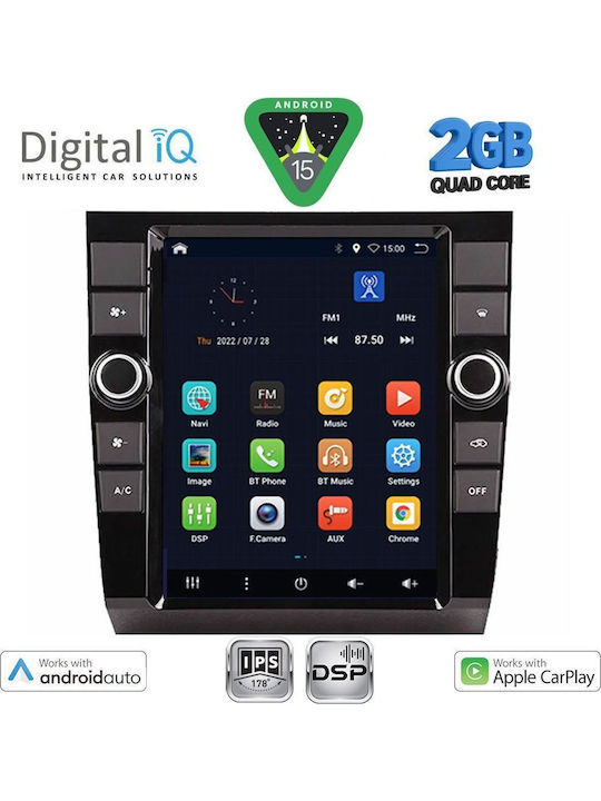 Digital IQ Car Audio System for Audi A4 2002-2008 (Bluetooth/USB/WiFi/GPS/Apple CarPlay/Android Auto) with 9.7" Touch Screen