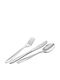 Metallic Silver Fruit Dessert Fork