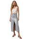 Denim Maxi Damenrock Grau