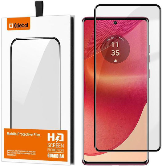 Motorola Edge 50 Fusion Kalebol Извит Full Glue Високо-Алуминиев Пълно Покритие Анти-Отпечатъци Екранен Печат Hd Закалено Стъклено Фолио