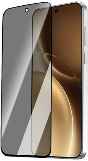 Vivo X300 Pro Lereach Cf Series Пълноекранна Версия Hd Privacy Телефон Закалено Фолио Черно