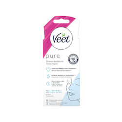 Veet Pure Benzi Ceară Depilatoare pentru Față p...