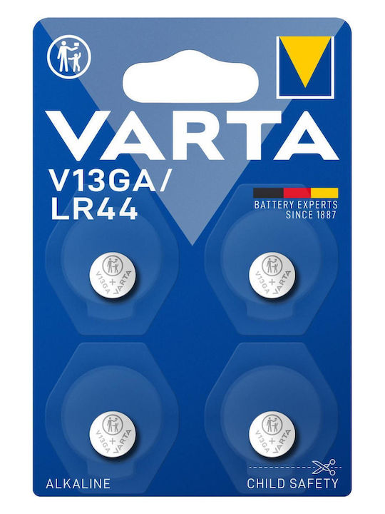 Varta V13ga Alcalină 1.5v Baterie Tip Buton Pentru Ceas 4 Bucăți
