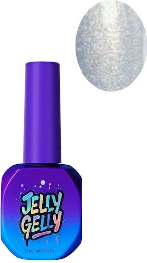 Jelly Gelly Ojă Pentru Unghii Cu Gel Mon Pear Cu Sclipici 12ml