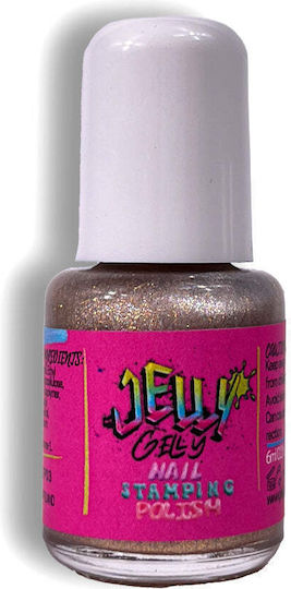 Jelly Gelly Ημιμόνιμο Βερνίκι Νυχιών Gold 6ml