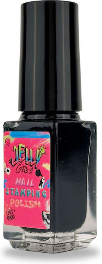 Jelly Gelly Ημιμόνιμο Βερνίκι Νυχιών Black 6ml