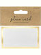 Table Place Cards Gold Frame 9.5x5.5cm 10pcs