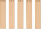 Wooden Wicks Engraving Gifts 100x20x1 Mm 5 Pieces