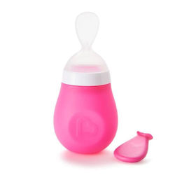 Munchkin Baby Spoon with Adjustable Flow for 4+ Months Pink