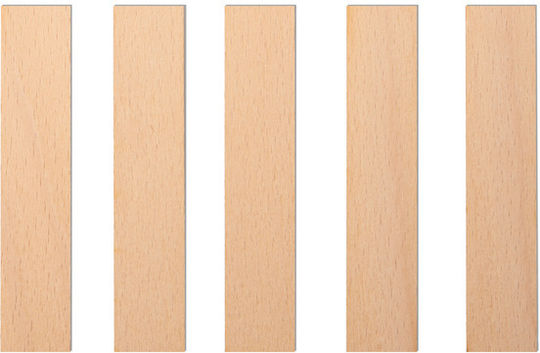 Holz Wabenblatt Kerzen 50x10x1 Mm 5 Stück