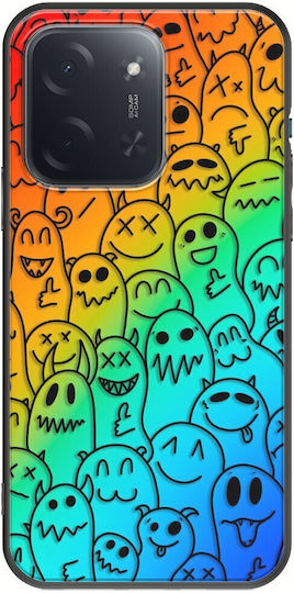 Mobile Phone Case Funny Ghosts Xiaomi Poco C85 4g Black TPU Black Silicone