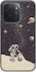 Калъф Space Dust Xiaomi Poco C85 4g Черен TPU Черен Силикон
