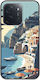 Handyhülle Amalfi Coast Xiaomi Poco C85 4g Schwarze Tpu Mehrfarbige Silikon