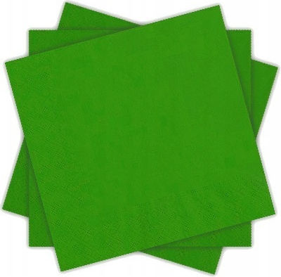 3-ply Napkins 20 Pcs Green Green