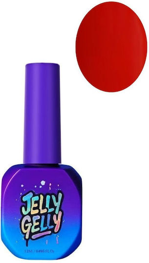 Jelly Gelly Ojă Pentru Unghii Cu Gel Poppy Flame 12ml