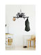 SteweHome Metal Wall Hanger 5 Hooks Green 55x23x23cm