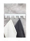 SteweHome Metal Wall Hanger 5 Hooks White